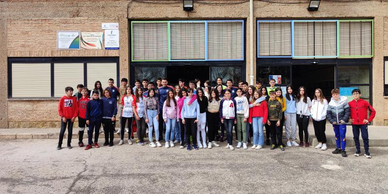 NOTICIA| EL VIA ALBALI VALDEPEAS, CON LOS ALUMNOS Y ALUMNAS DEL IES FRANCISCO DE QUEVEDO