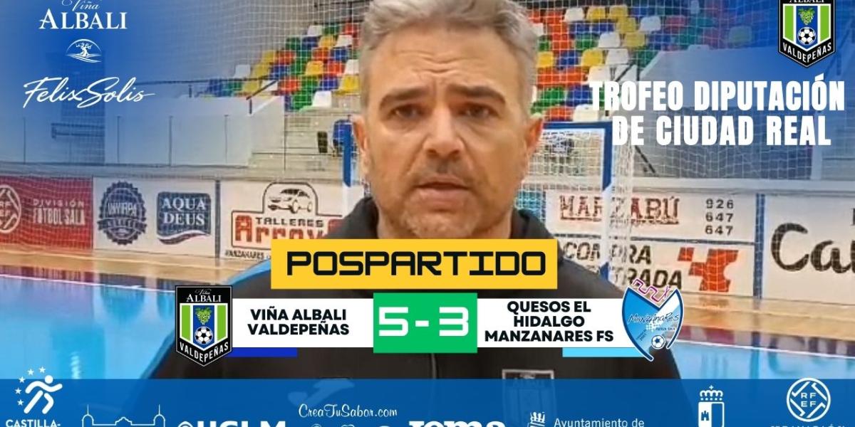 |POSPARTIDO| Declaraciones de Ricardo iguez tras el partido ante Quesos el Hidalgo Manzanares FS.