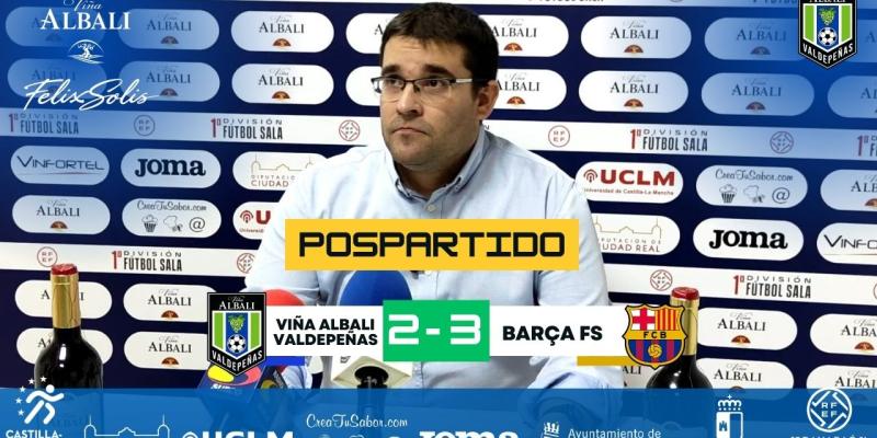 |POSPARTIDO| Declaraciones del tcnico, Vctor Beas tras el partido ante Bara FS