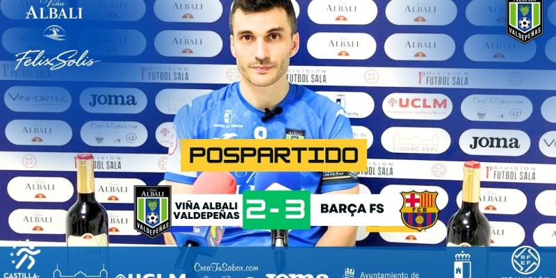 |POSPARTIDO| Declaraciones del jugador, Lolo tras el partido ante Bara FS.