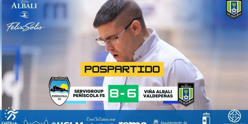 |POSPARTIDO| Declaraciones del tcnico, Vctor Beas tras el partido ante Servigroup Peiscola FS.