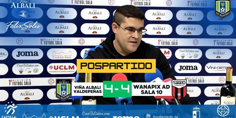 |POSPARTIDO| Declaraciones del Entrenador, Vctor Beas tras el partido ante Wanapix AD Sala10.