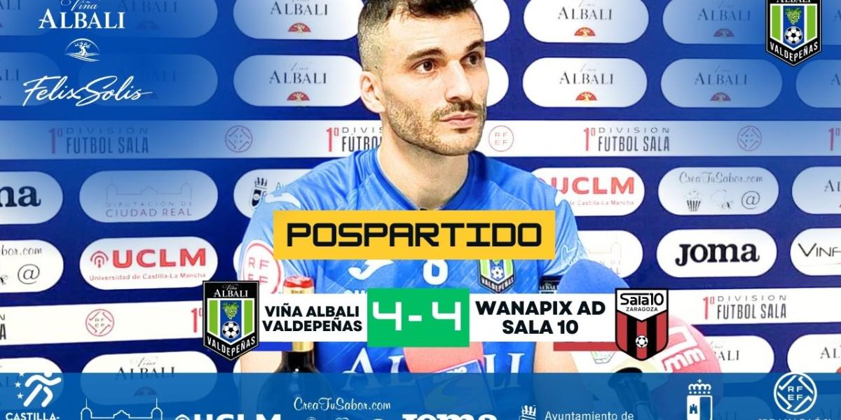 |POSPARTIDO| Declaraciones del jugador, Lolo tras el partido ante Wanapix AD  Sala10 Zaragoza.