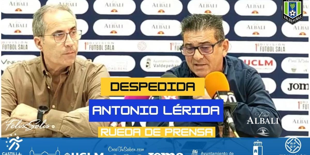 |RUEDA DE PRENSA| Acto de despedida de Antonio Lrida, delegado del Via Albali Valdepeas.