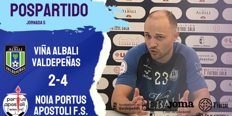 Declaraciones del jugador Nano tras el partido ante Noia Portus Apostoli FS.