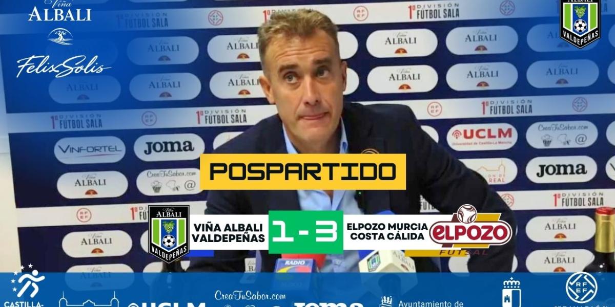 |POSPARTIDO| Declaraciones del tcnico, David Ramos tras el partido ante ElPozo Murcia Costa Clida.