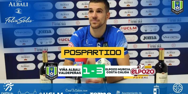 |POSPARTIDO| Declaraciones de Alberto tras el partido ante ElPozo Murcia Costa Clida.