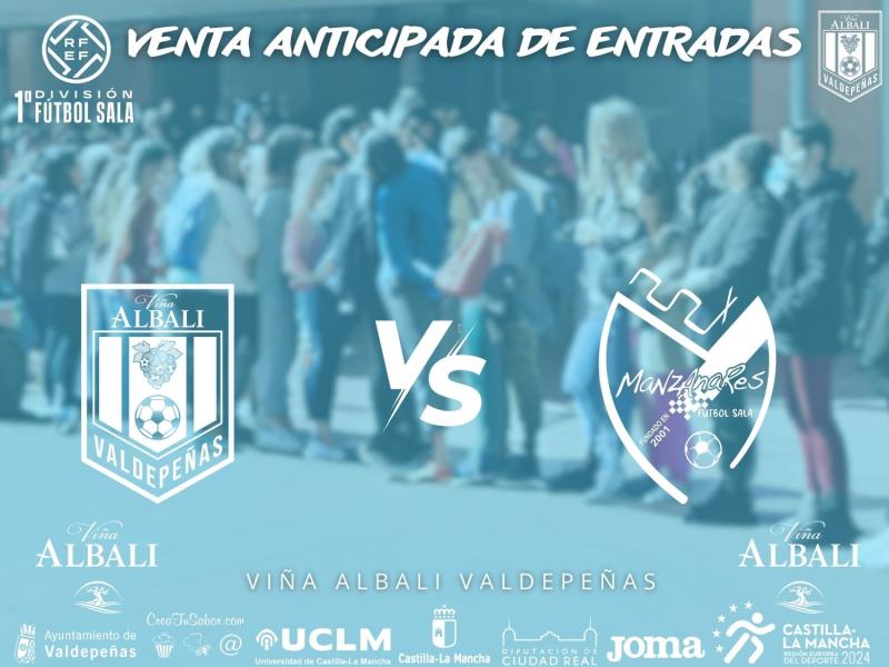  VENTA DE ENTRADAS ANTICIPADA (1/2 DA DEL CLUB) -  JORNADA 13 Vs QUESOS EL HIDALGO MANZANARES FS