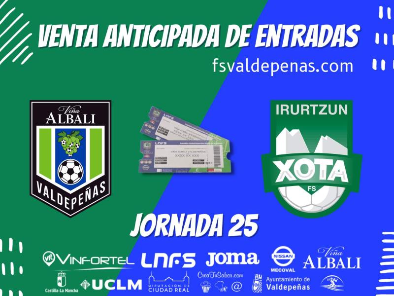 VENTA DE ENTRADAS ANTICIPADA - Jornada 25 Vs XOTA