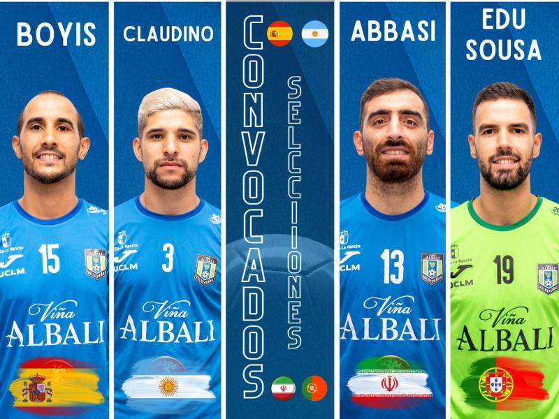 CUATRO JUGADORES DEL VIA ALBALI VALDEPEAS VIAJARN CON SUS SELECCIONES