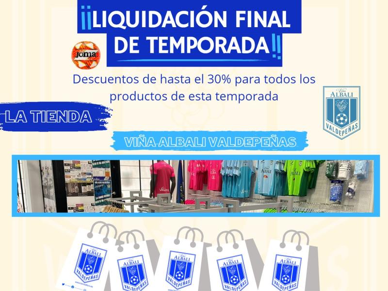 NOTICIA| LAS REBAJAS LLEGAN A LA TIENDA OFICIAL DEL VIA ALBALI VALDEPEAS